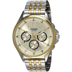 ساعت مچی کاسیو سری ENTICER کد MTP-E303SG-9AVDF - casio watch mtp-e303sg-9avdf